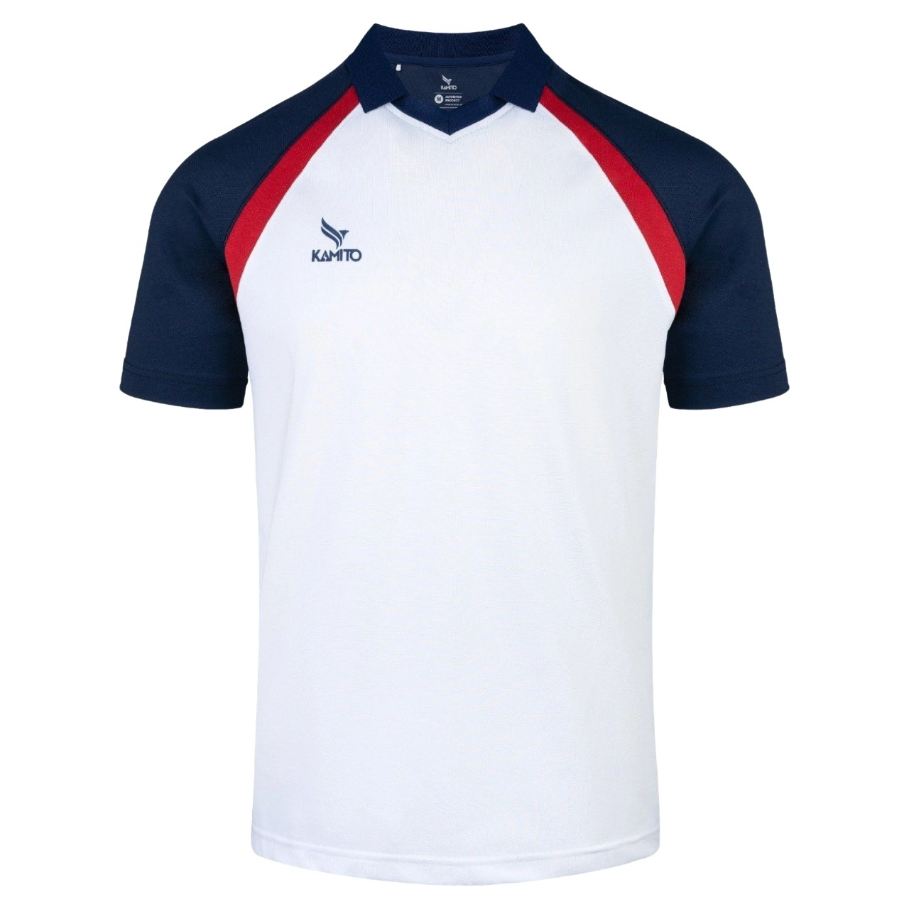 Áo Pickleball Kamito LS.03 KMAP253251 - Trắng navy chính hãng