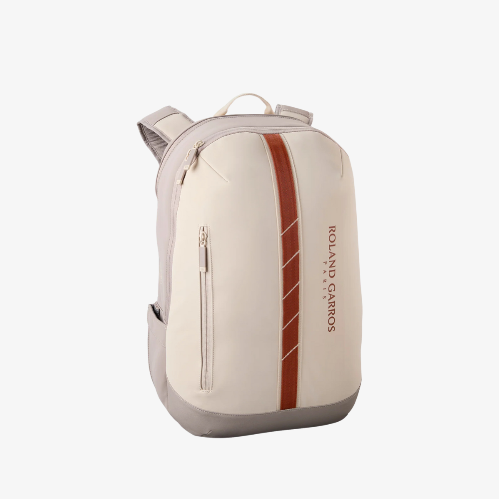 Wilson Roland Garros 2025 Backpack Cream/Clay Balo Đựng Vợt Tennis WR8042701001​​​​​​​
